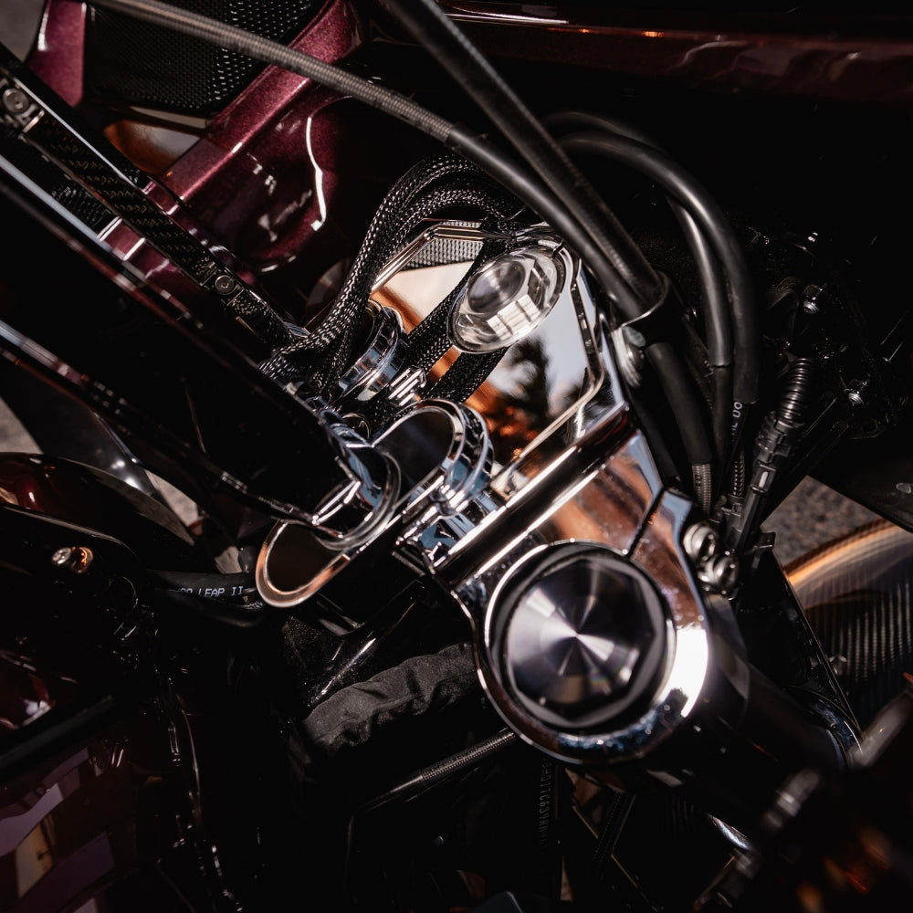 OG 2023-Up Touring CVO Drop 1" Top Triple Tree installed on a 2024 CVO Road Glide FLTRXSE