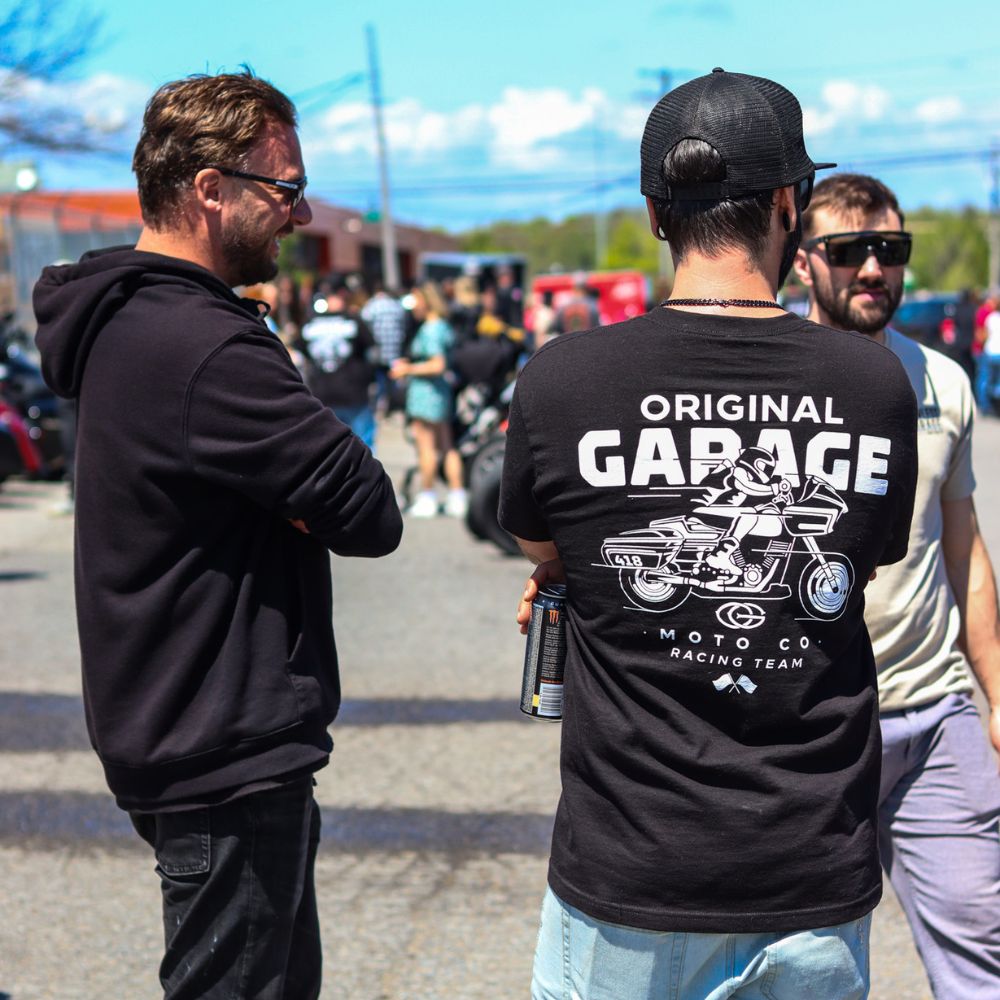T-shirt Bagger Racing - Noir
