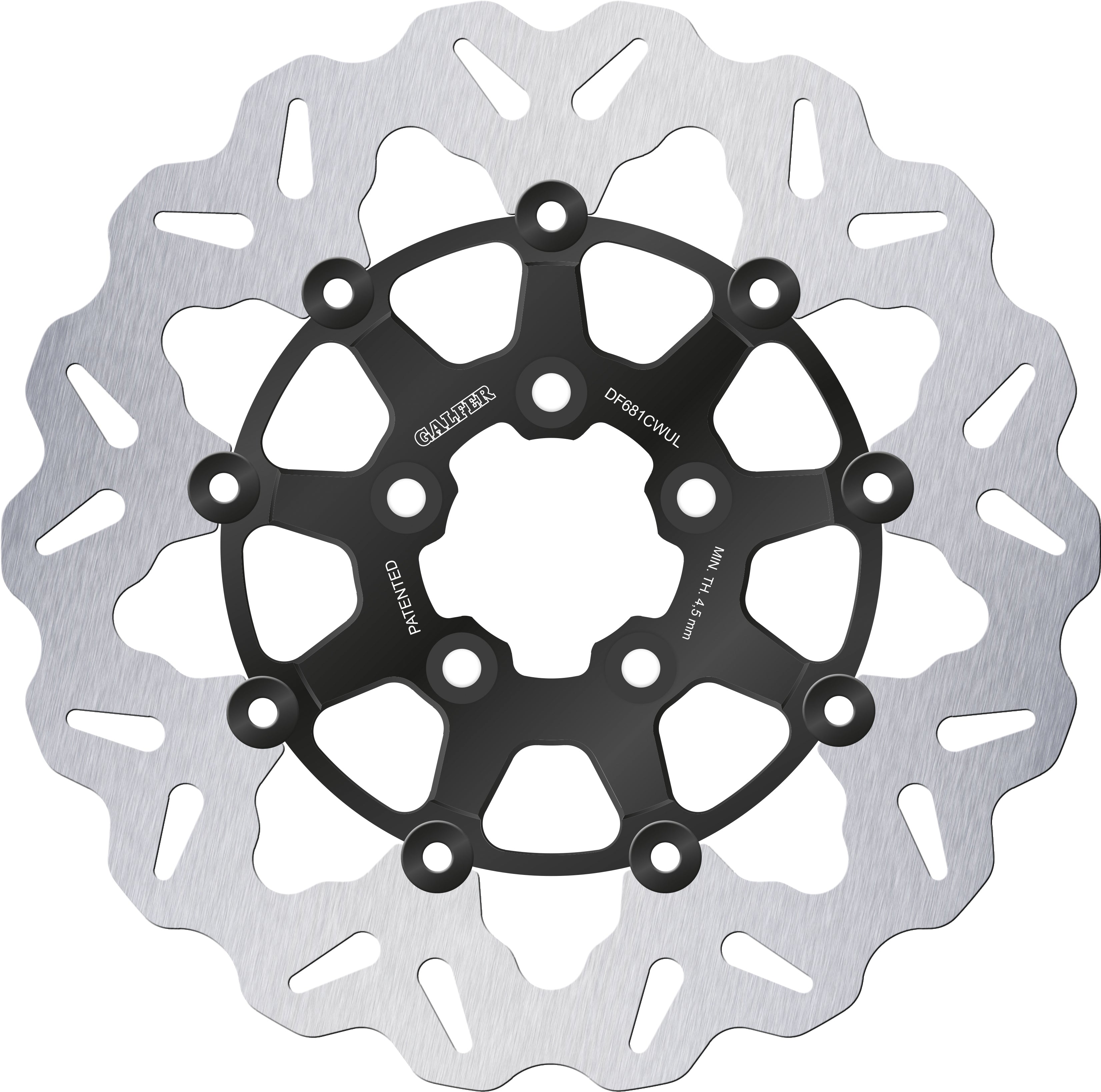 11.5" Standard Floating Wave® Rotor - Rear - Harley Davidson