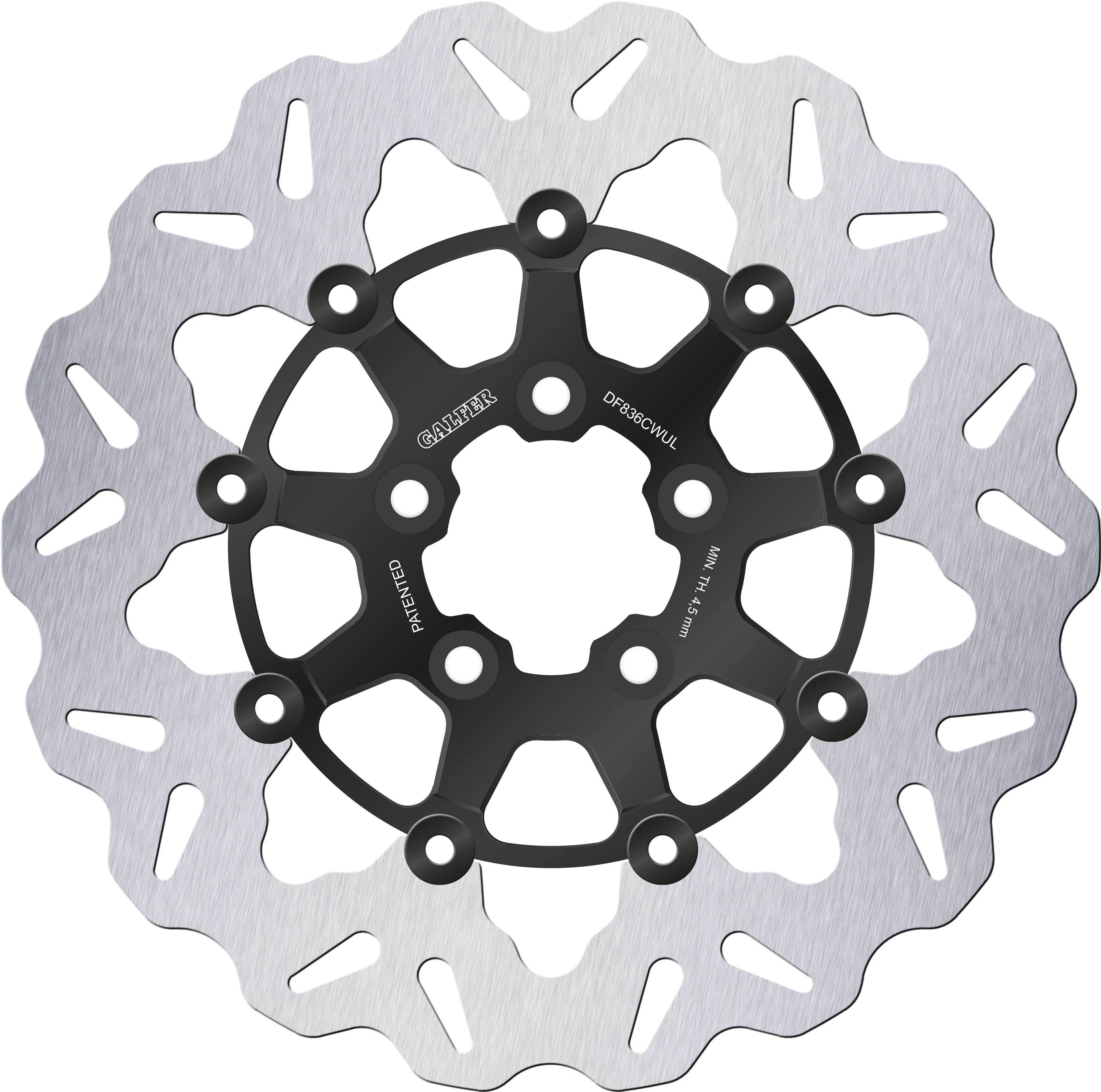 11.8" Standard Floating Wave® Rotor - Rear - Harley Davidson