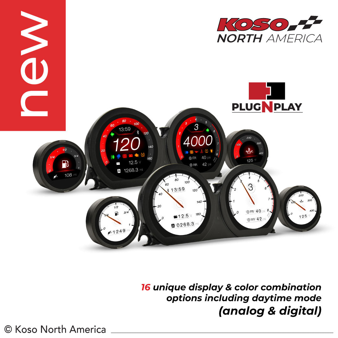 Koso HD-03X TFT Gauge Set for Harley-Davidson 2014-2023 models