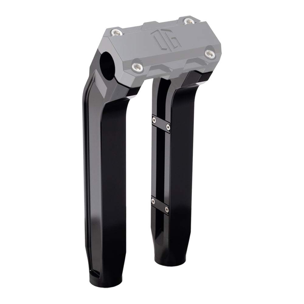 Black OG 10.5 inch Pull Back Riser Legs