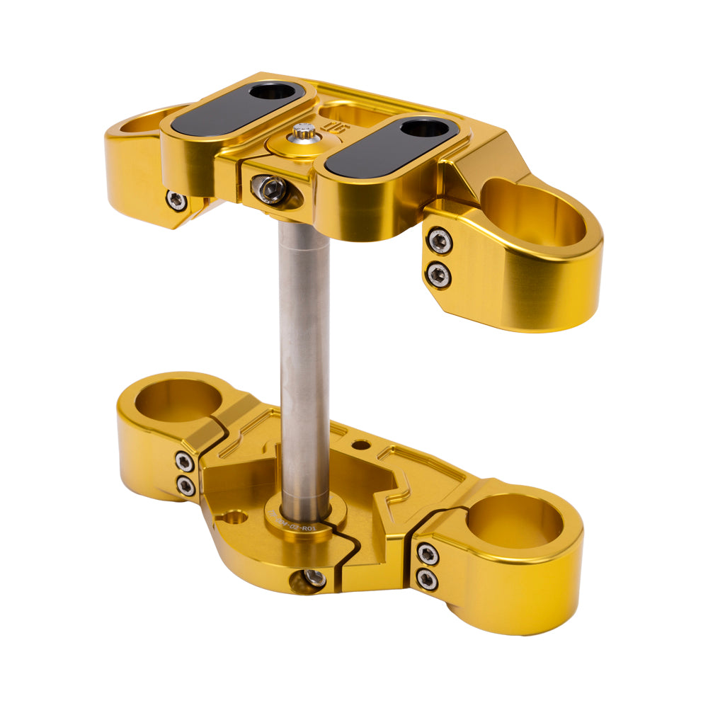 Gold OG 2018-Up Softail 49mm Drop 1 inch Triple Trees kit