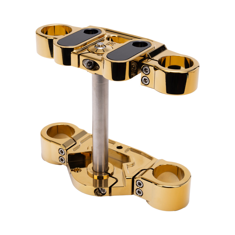 Gold Plating OG 2018-Up Softail 49mm Triple Trees kit