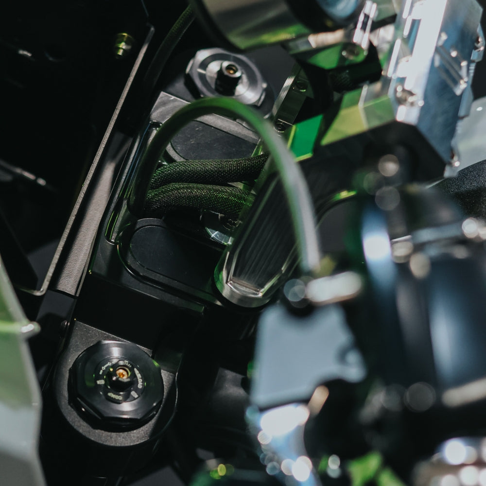 OG 2020-Up Softail Lowrider S & ST Drop 1" Top Triple Tree installed on a 2025 Softail Low Rider S FXLRS