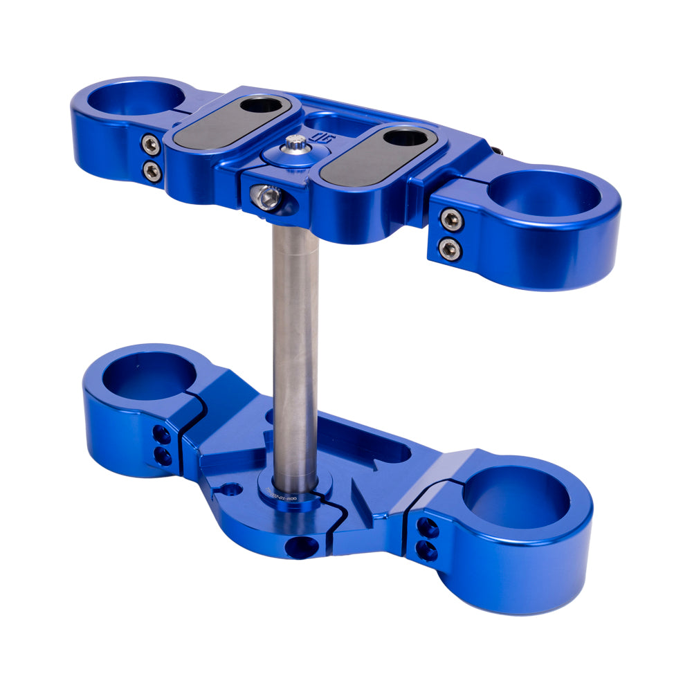 Blue 2020-Up Softail Lowrider S & ST Triple Trees kit