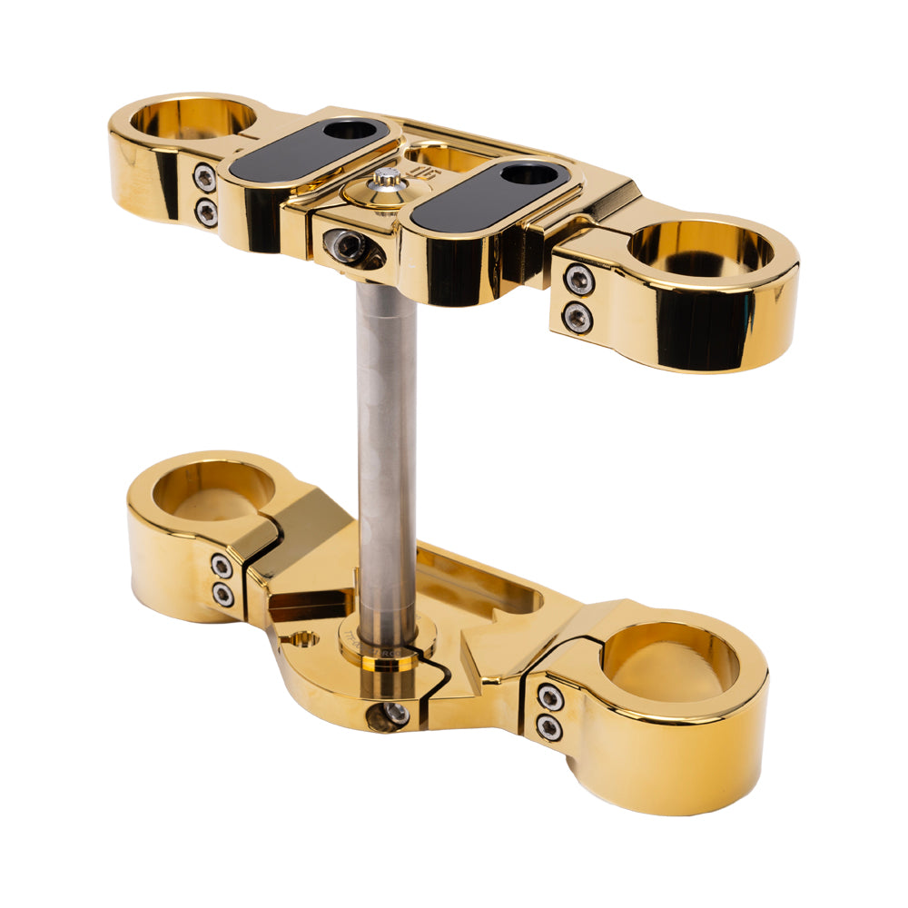 Gold Plating 2020-Up Softail Lowrider S & ST Triple Trees kit