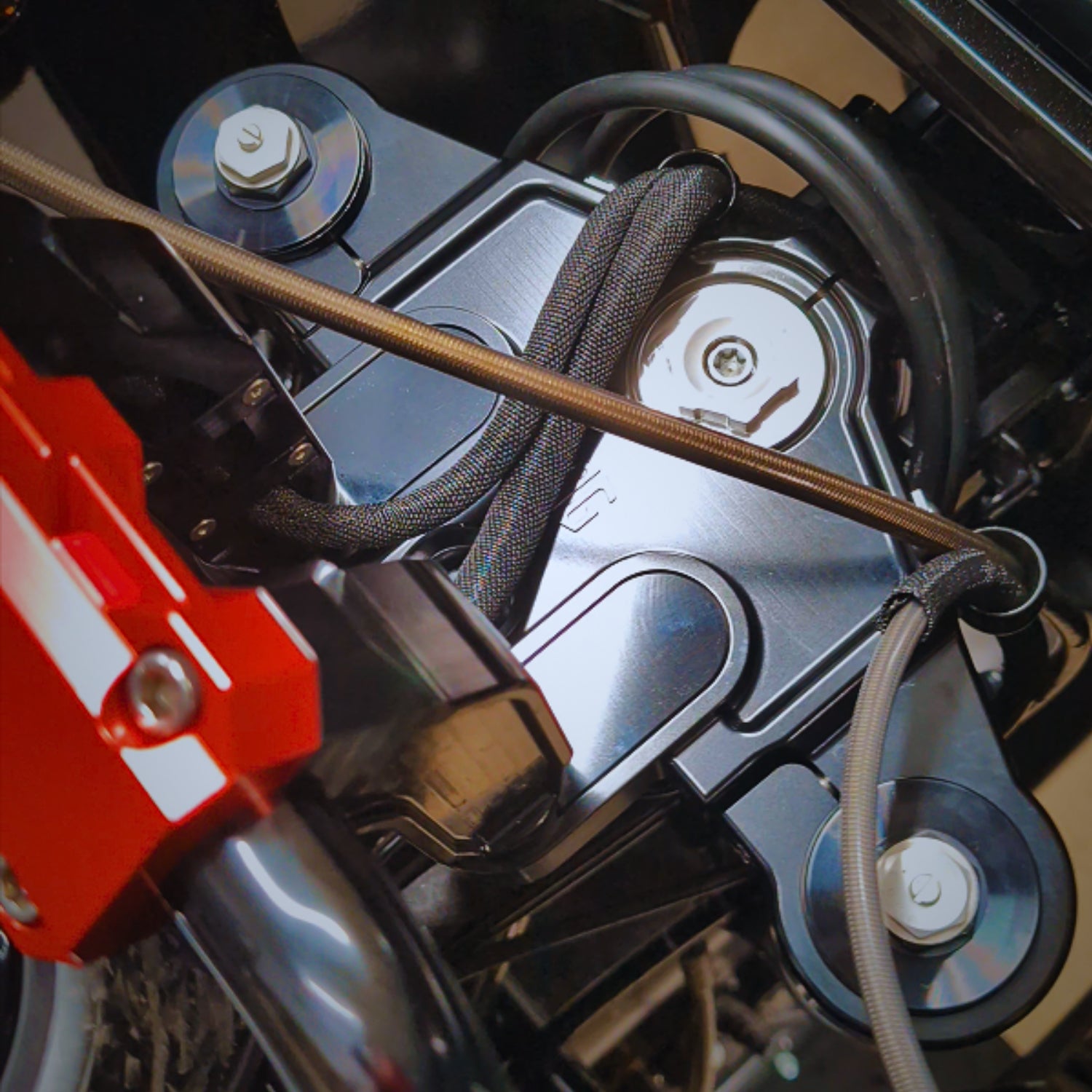 Harley Davidson 2023-Up Touring CVO Top Triple Tree Black