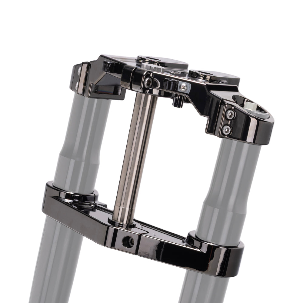 OG Black Chrome 2023-Up Touring CVO Triple Trees kit Drop 1 inch