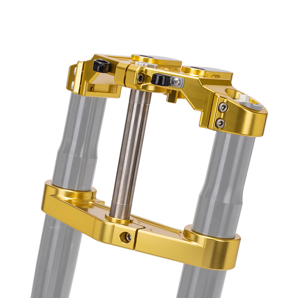 OG Gold 2023-Up Touring CVO Triple Trees kit Drop 1 inch