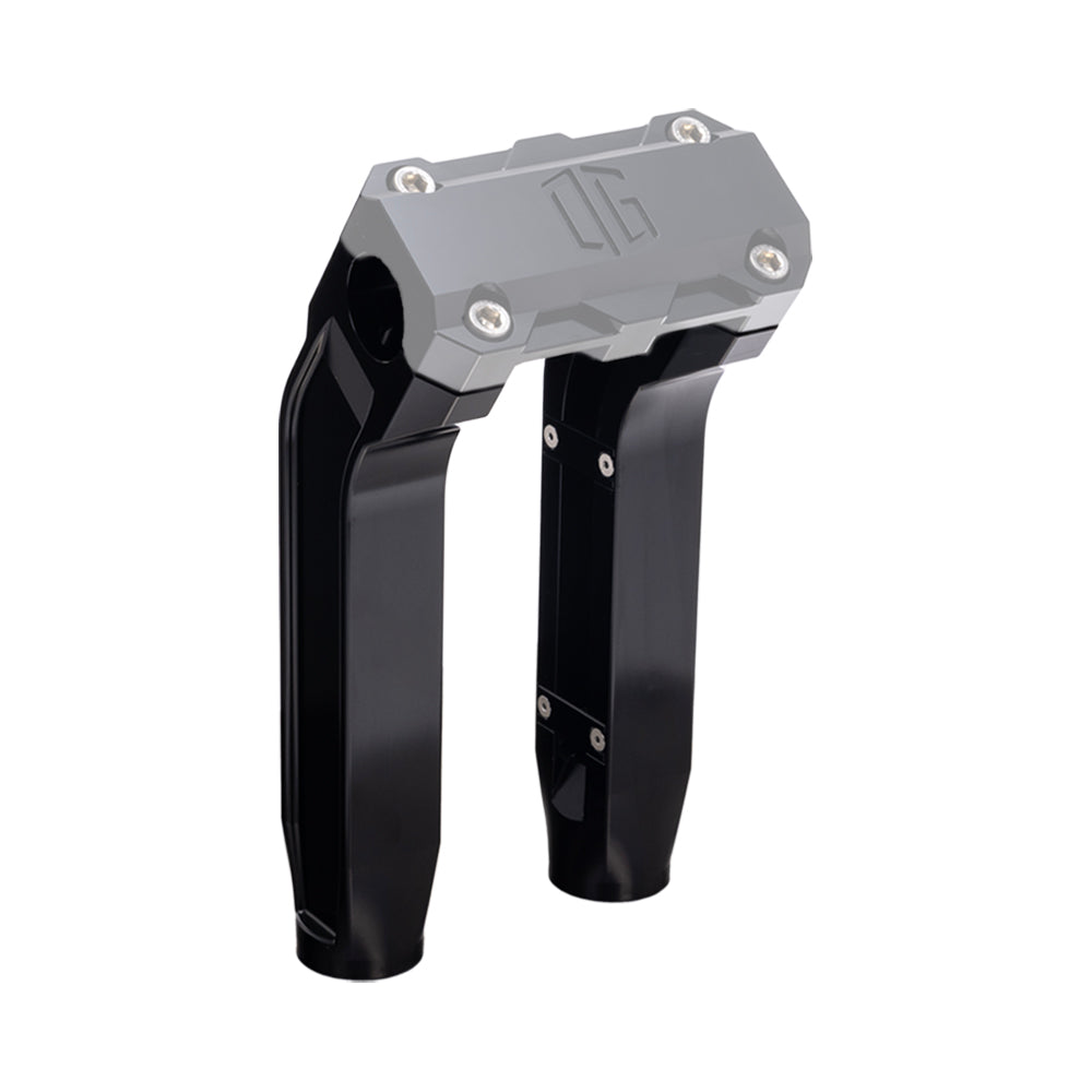 Black OG 8.5 inch Pull Back Riser Legs