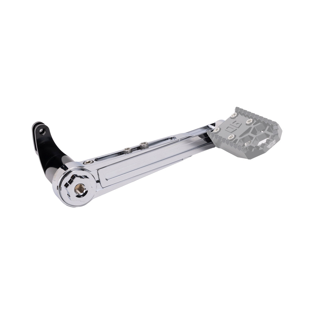 Chrome Adjustable Brake Arm for Harley-Davidson Touring Models