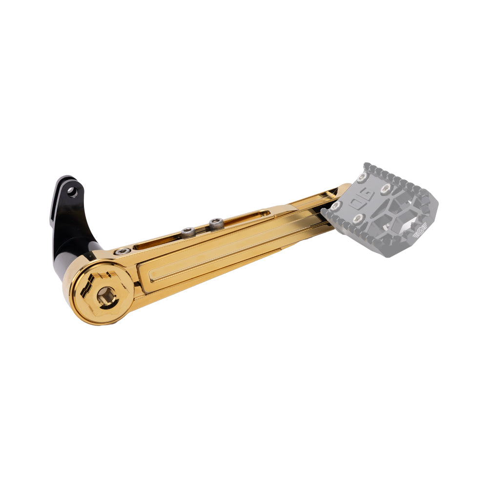 Gold Plating Adjustable Brake Arm for Harley-Davidson Touring Models