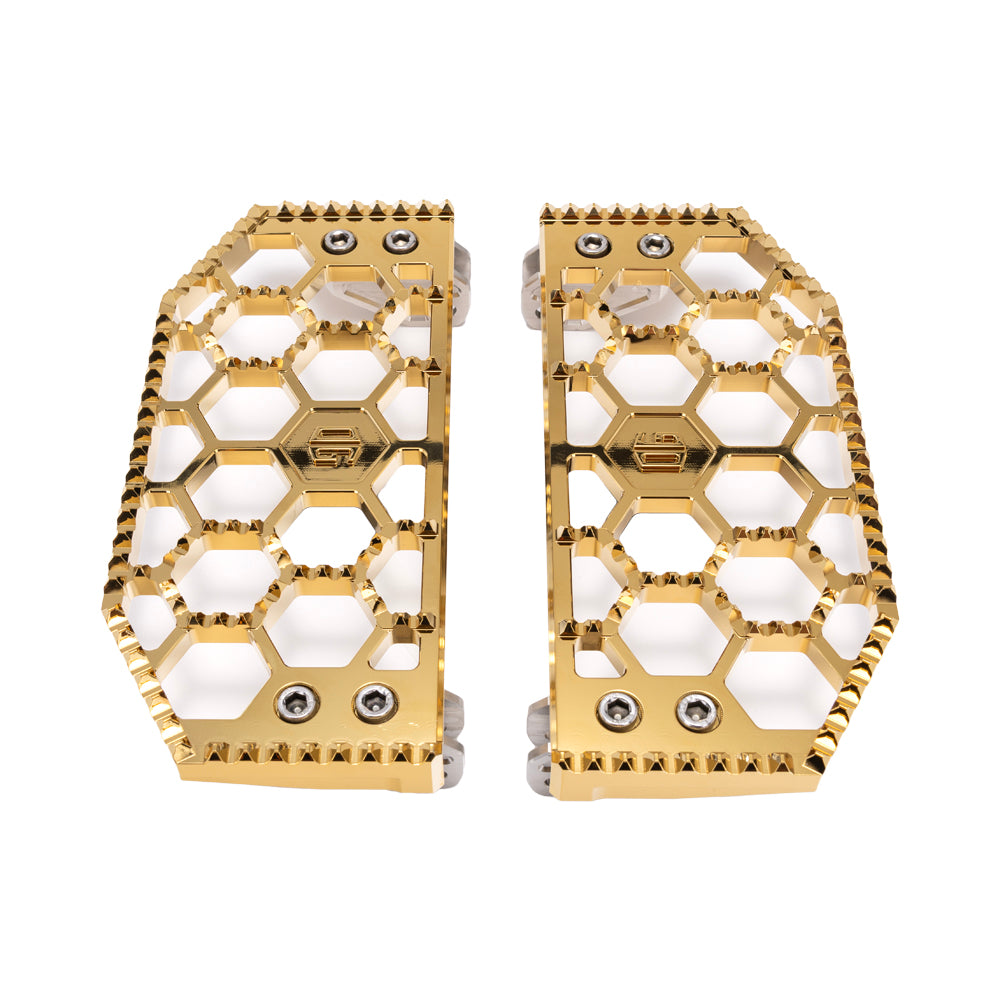 Gold Plating Floorboards for Harley Davidson Touring Model