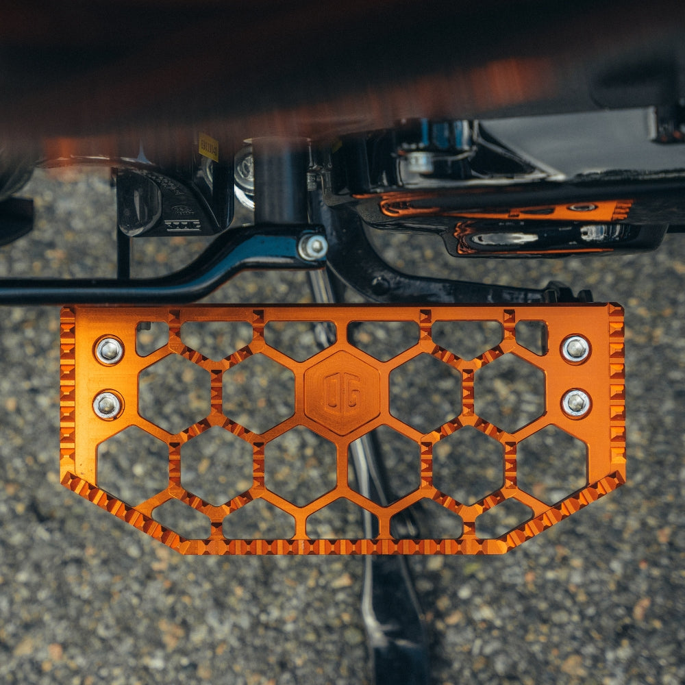 OG Honeycomp V3 Bagger Floorboards installed on a 2024 Road Glide FLTR