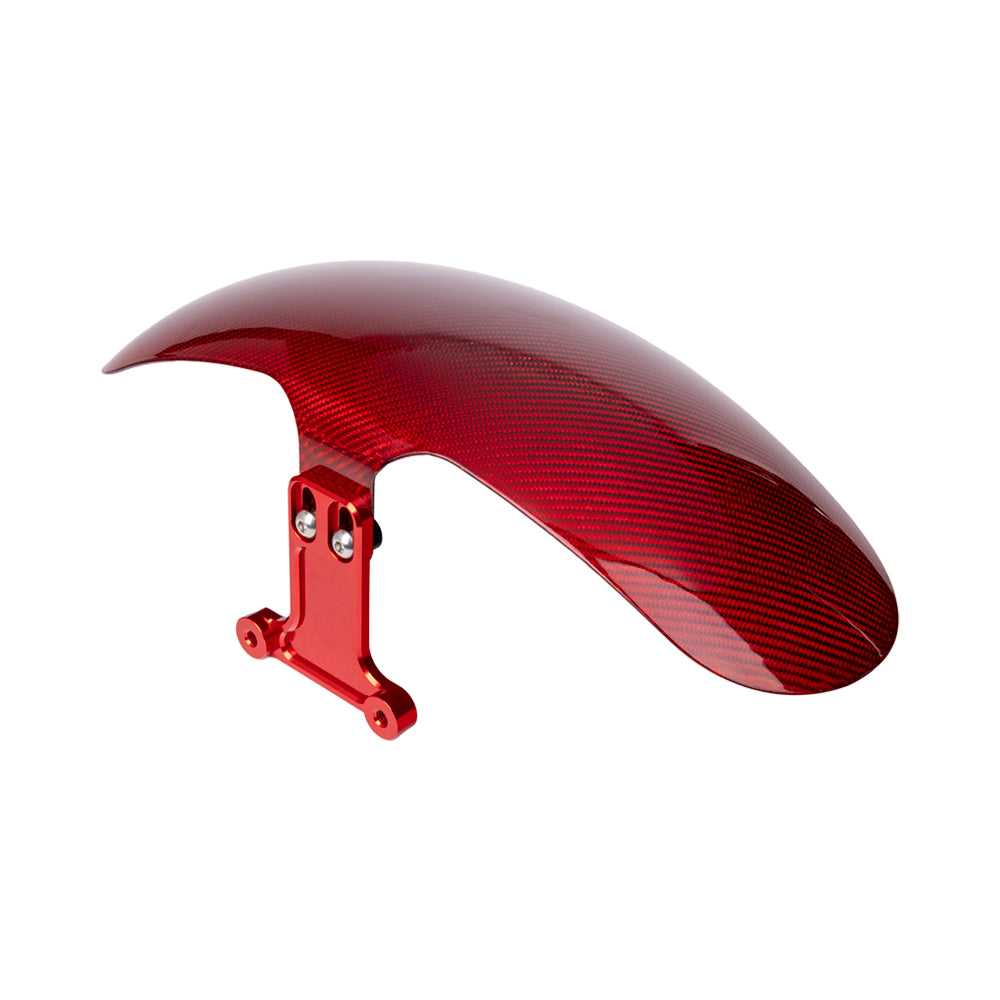 OG Bagger Shorty Carbon Fiber Fender-Kit for 2023 and earlier models -Standard Red 3K Twill fiber
