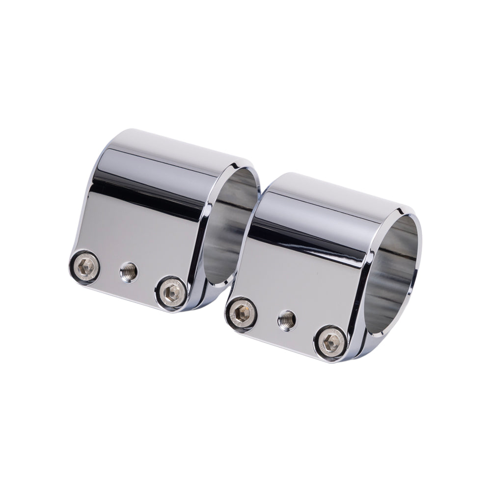 OG Fog Light Crash Bar Mounts Chrome for Harley-Davidson