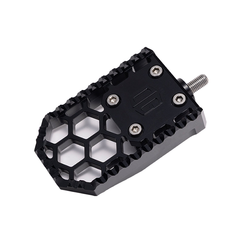 Black Harley Davidson and Indian Touring Bagger Brake Pedal Gripper kit for Adjustable Brake Arm