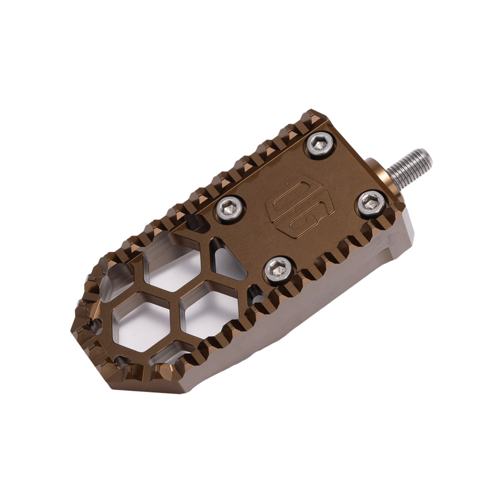 Bronze Harley Davidson Touring Bagger Mini Brake Pedal Gripper kit for Adjustable Brake Arm