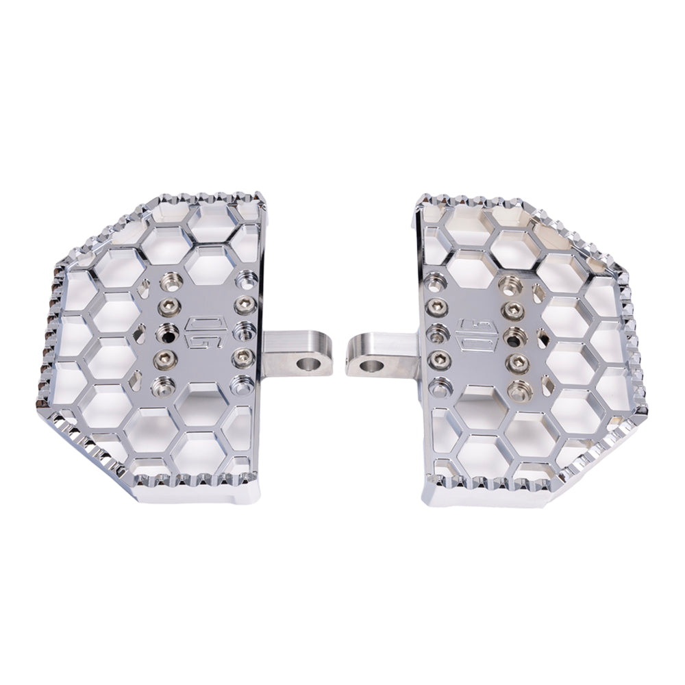 Original Garage Moto Chrome Mini Floorboards for Harley-Davidson