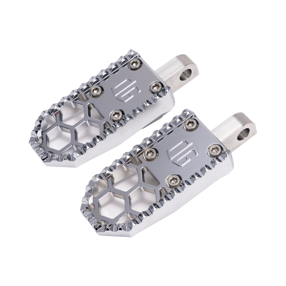 Chrome Mini Foot Pegs For Harley Davidson