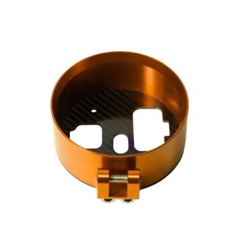 OG Indian Chief Fark Horse Billet Gauge Pod Orange