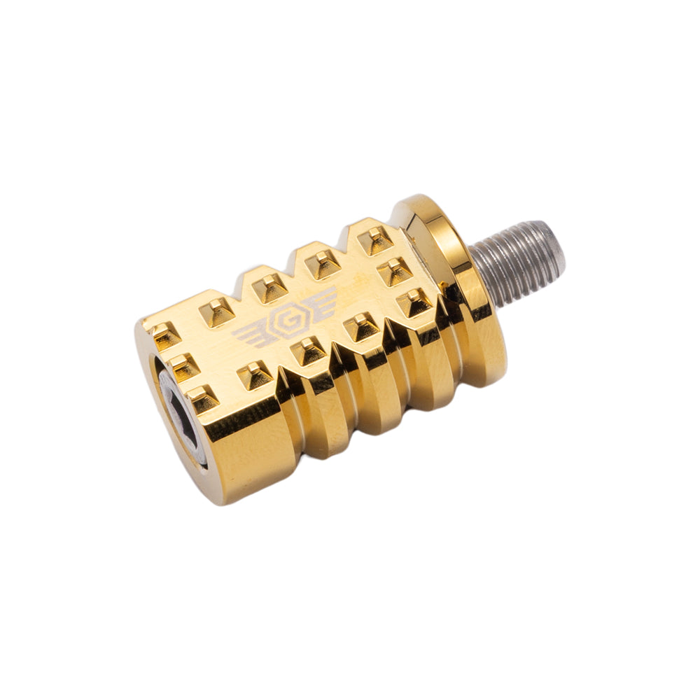 Gold Plating Indian Shorty Gripper Shifter peg