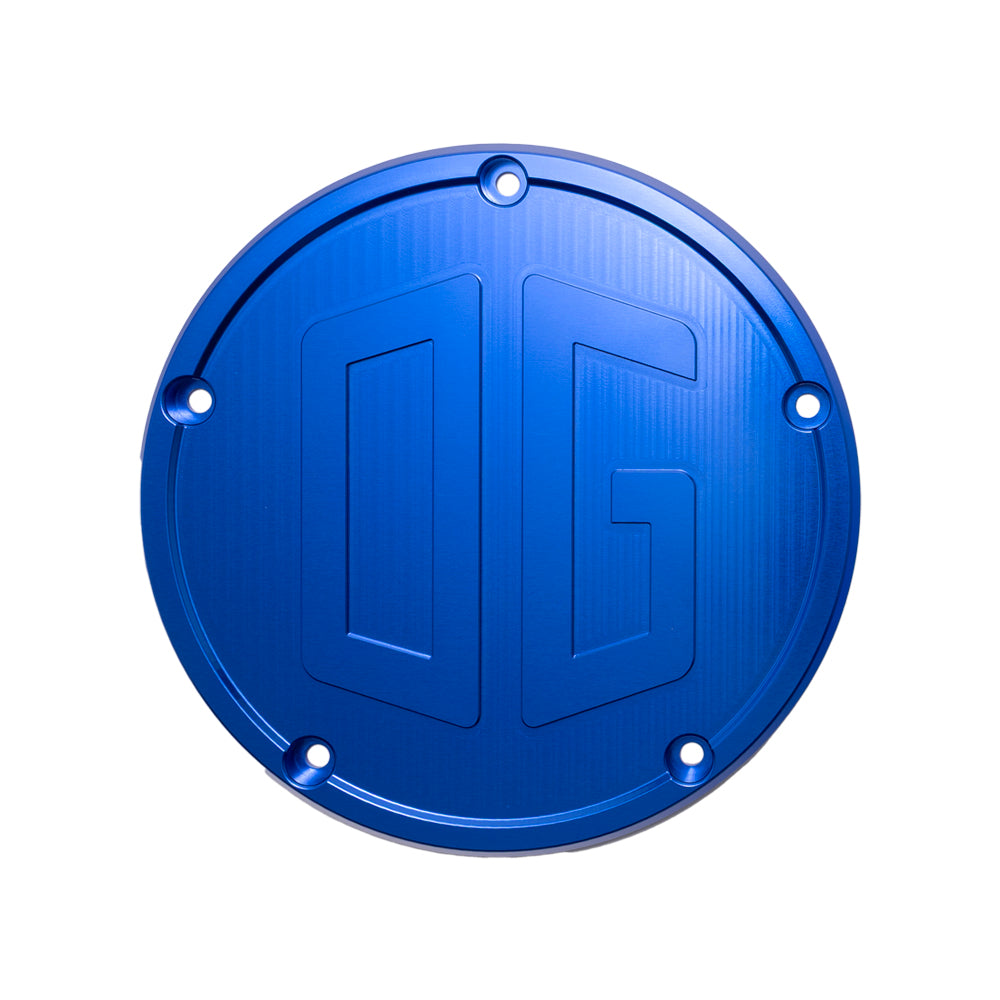 OG Blue M8 Bagger Derby Cover