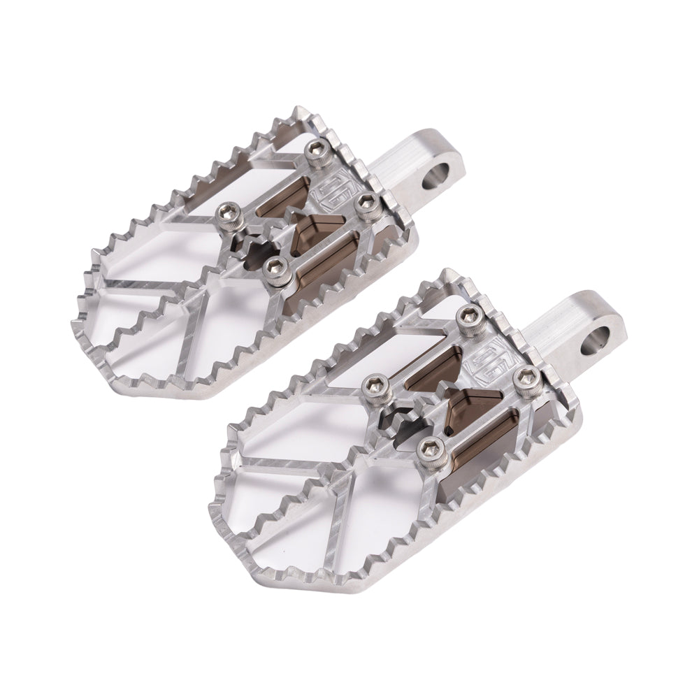 Raw on Bronze Motocross Style Harley Davidson Foot Peg OG Moto X Foot Pegs