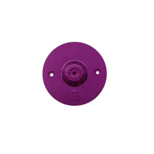 Quad Lock Reversible Gauge Block Off Plate Purple