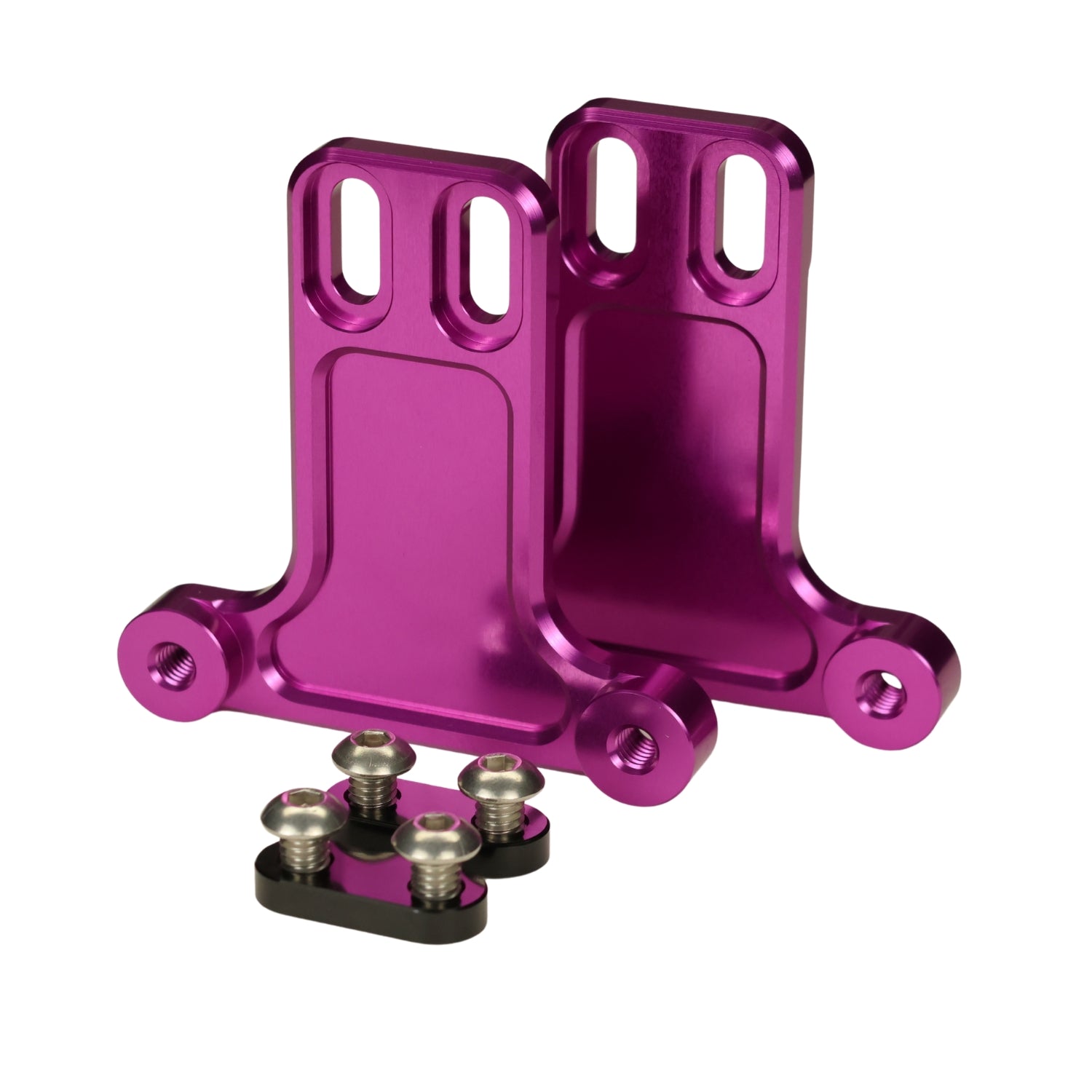 Original Garage Moto Replacement Bagger Fender Billet Purple Bracket Kit