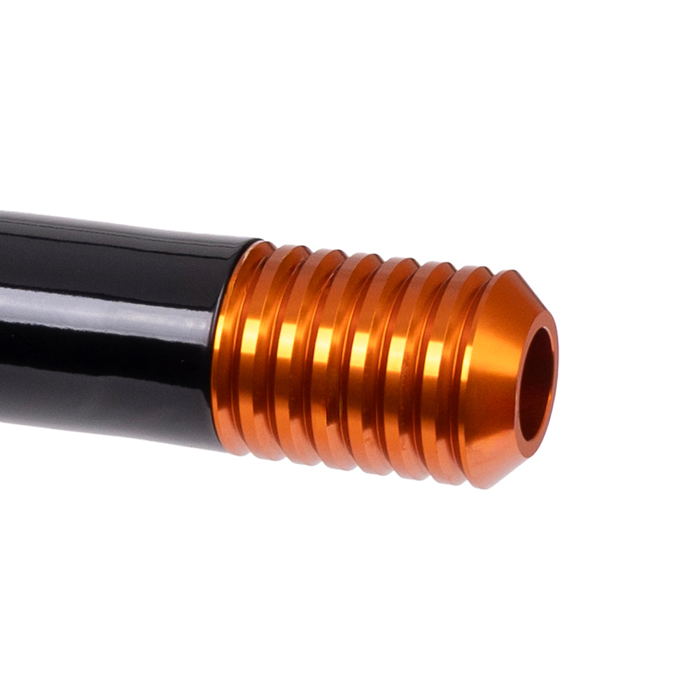 OG Replacement Billet Crash Bar Sliders Orange On Black