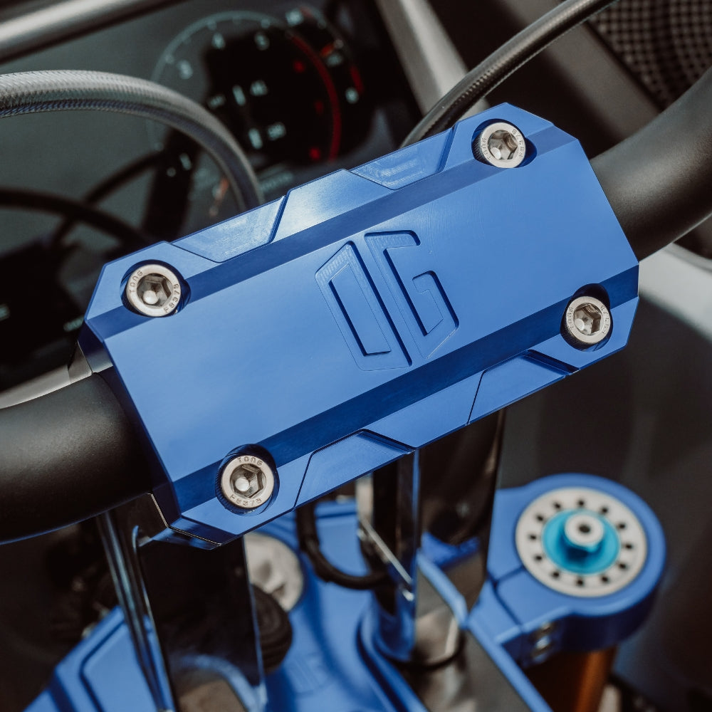 OG Risers Top Clamps installed on a 2026 Road Glide FLTR