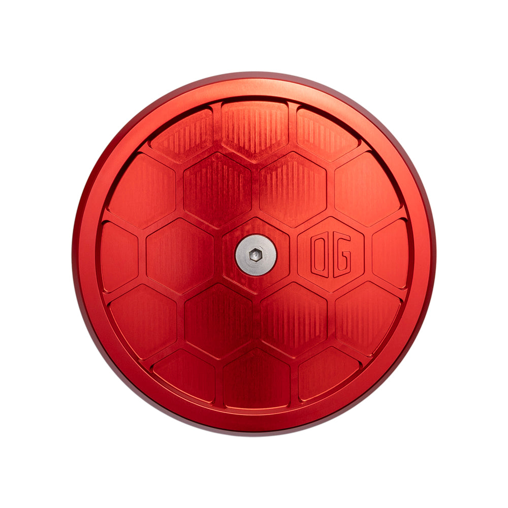 OG Red Round Air Cleaner Cover HoneyComp