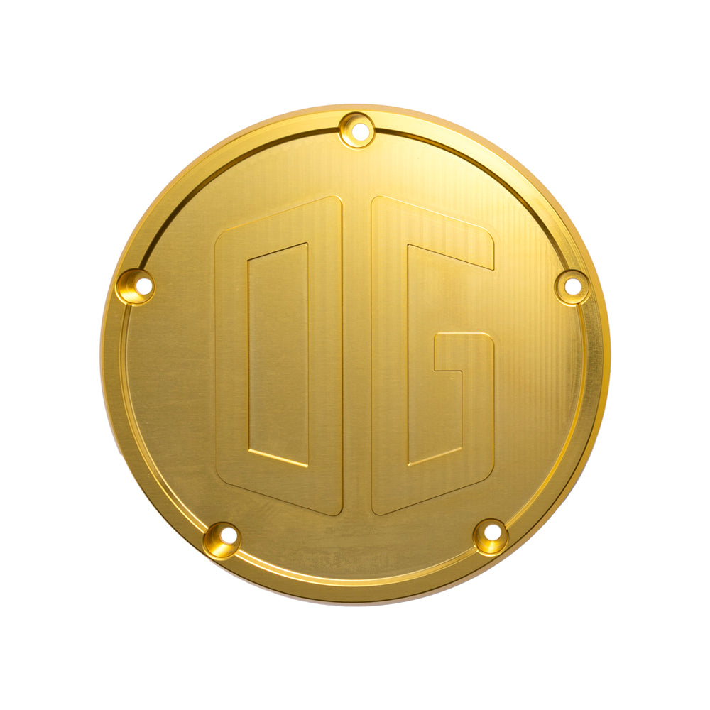 OG Gold Twin Cam Derby Cover