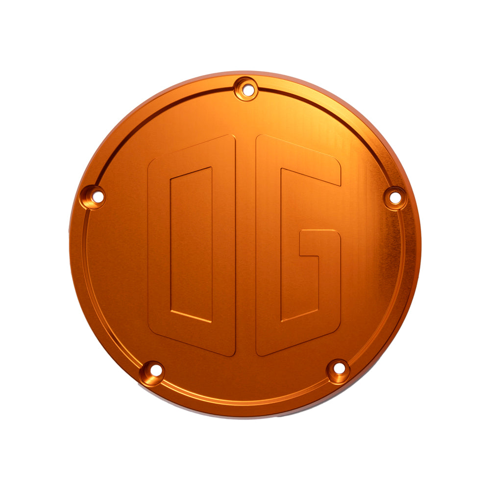 OG Orange Twin Cam Derby Cover