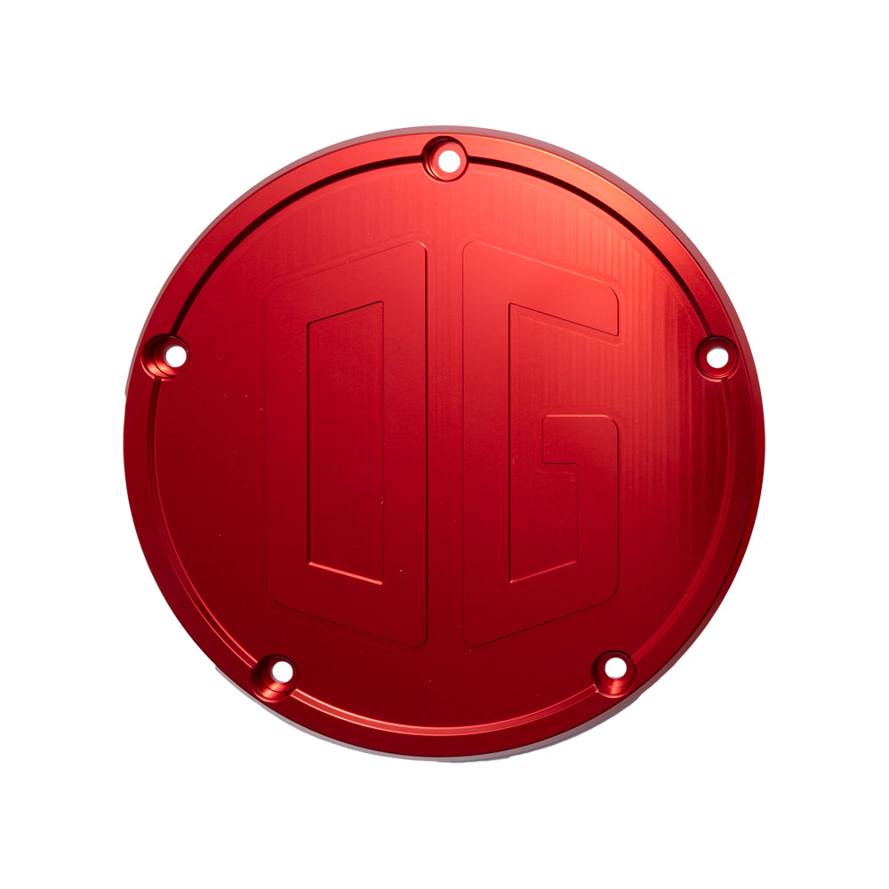 OG Red Twin Cam Derby Cover