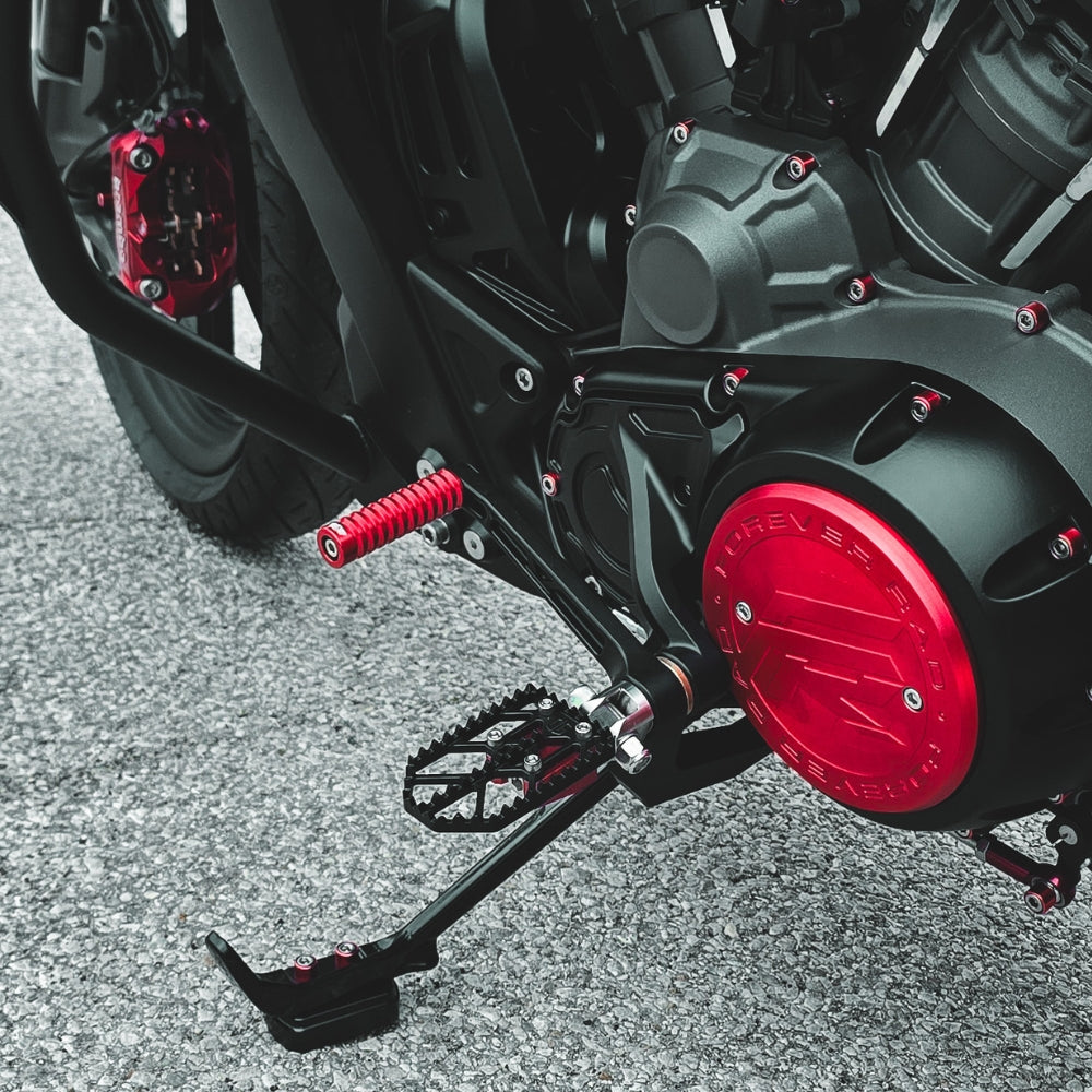OG x Forever Rad 3'' Indian Shifter Peg installed on a 2026 Indian Challenger