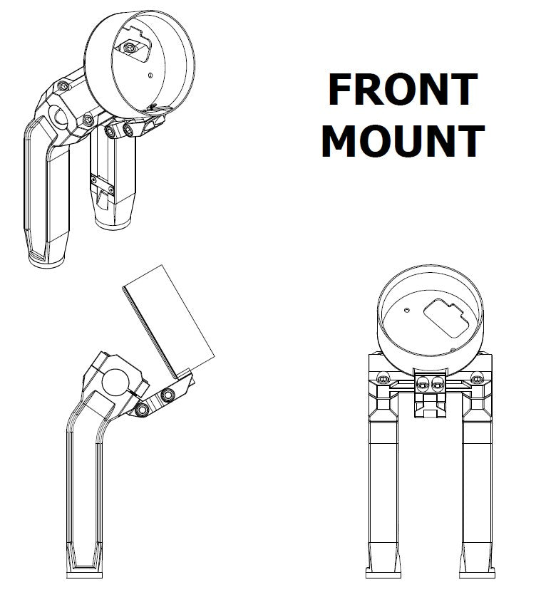 OG Indian Chief Billet Gauge Pod
