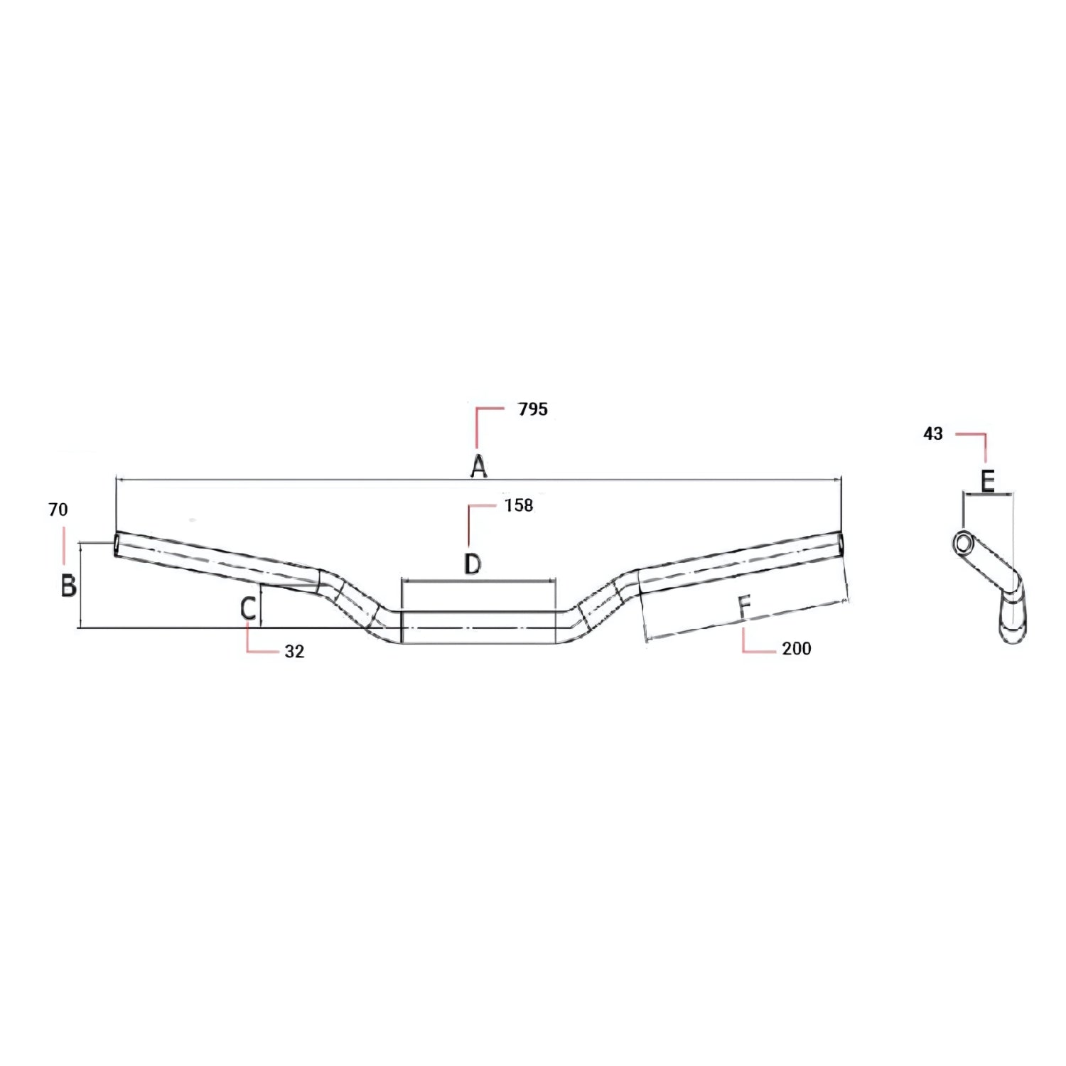 ODI Podium V-Twin TRACKER Handlebars for Harley