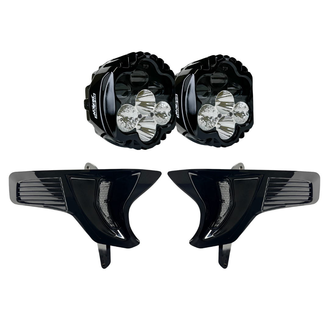 White White Shark Demon® 2 Performance LED Headlight Kit for 2024-Up Road Glide