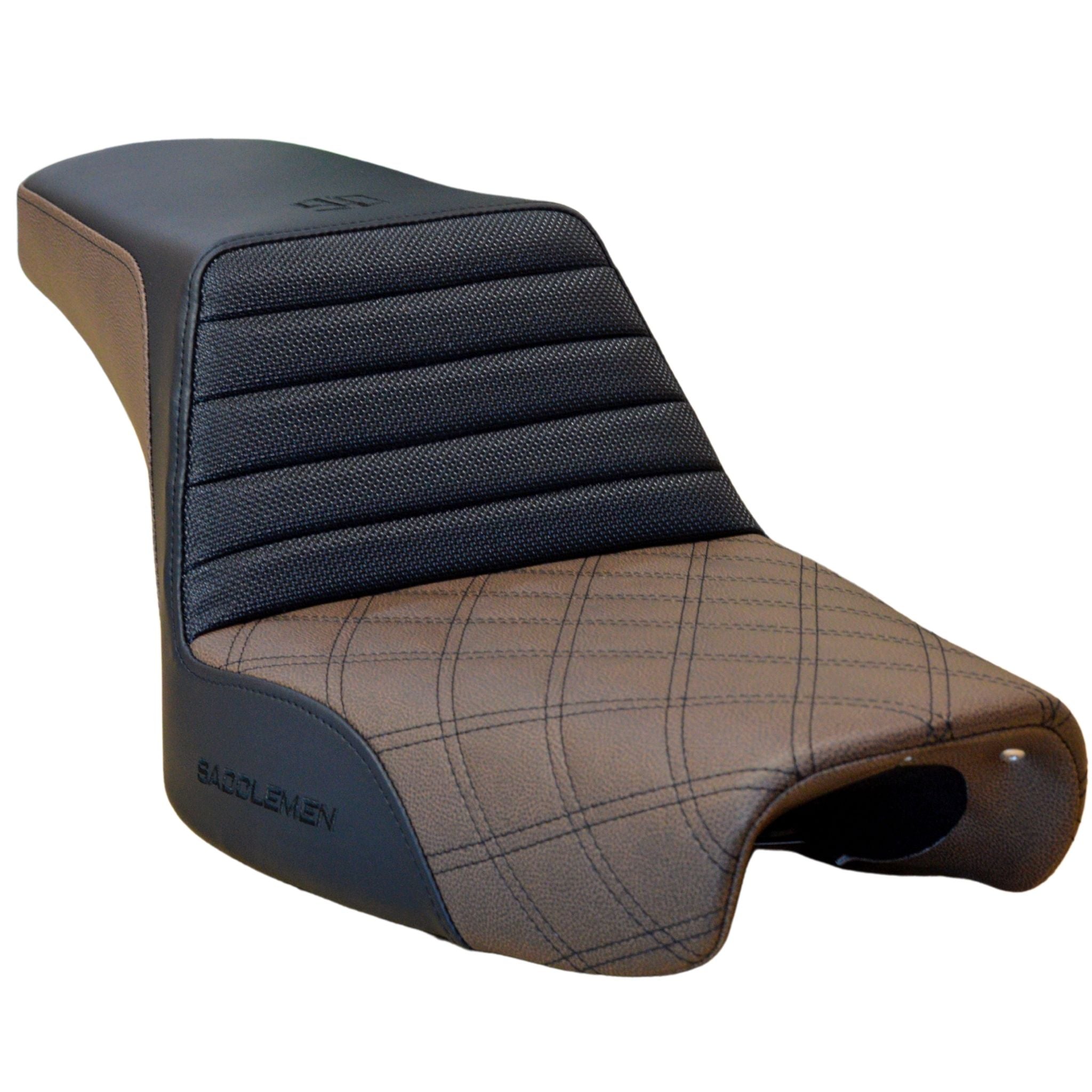 OG  X  Saddlemen Custom Step Up Seat for FXR, Dyna, Sportster & 18+ Softails