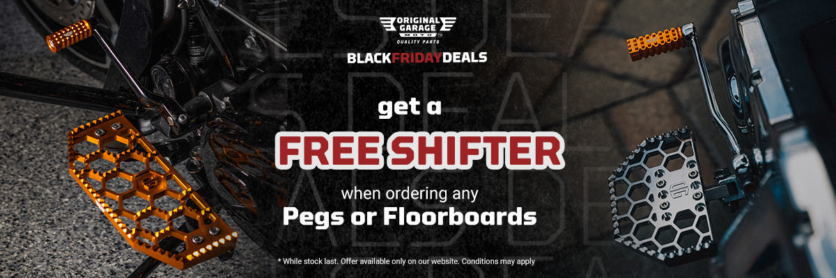 BFCM 2024: Footpegs Offer - Get a Free Shifter Peg