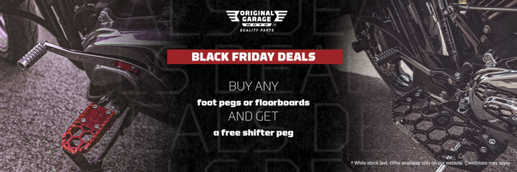 Get a FREE Shifter with any Foot Pegs