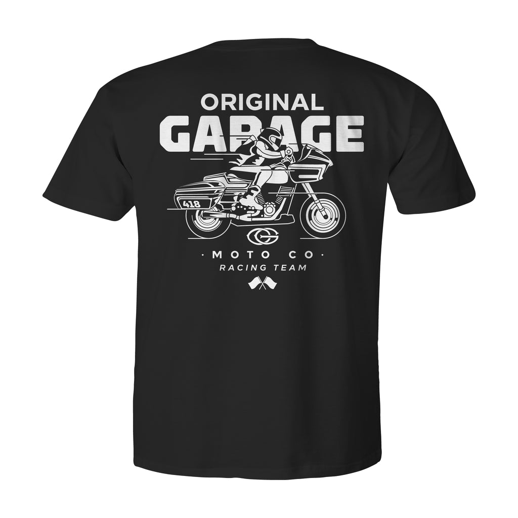 Bagger Racing Patch Bagger Racing Tee - Black