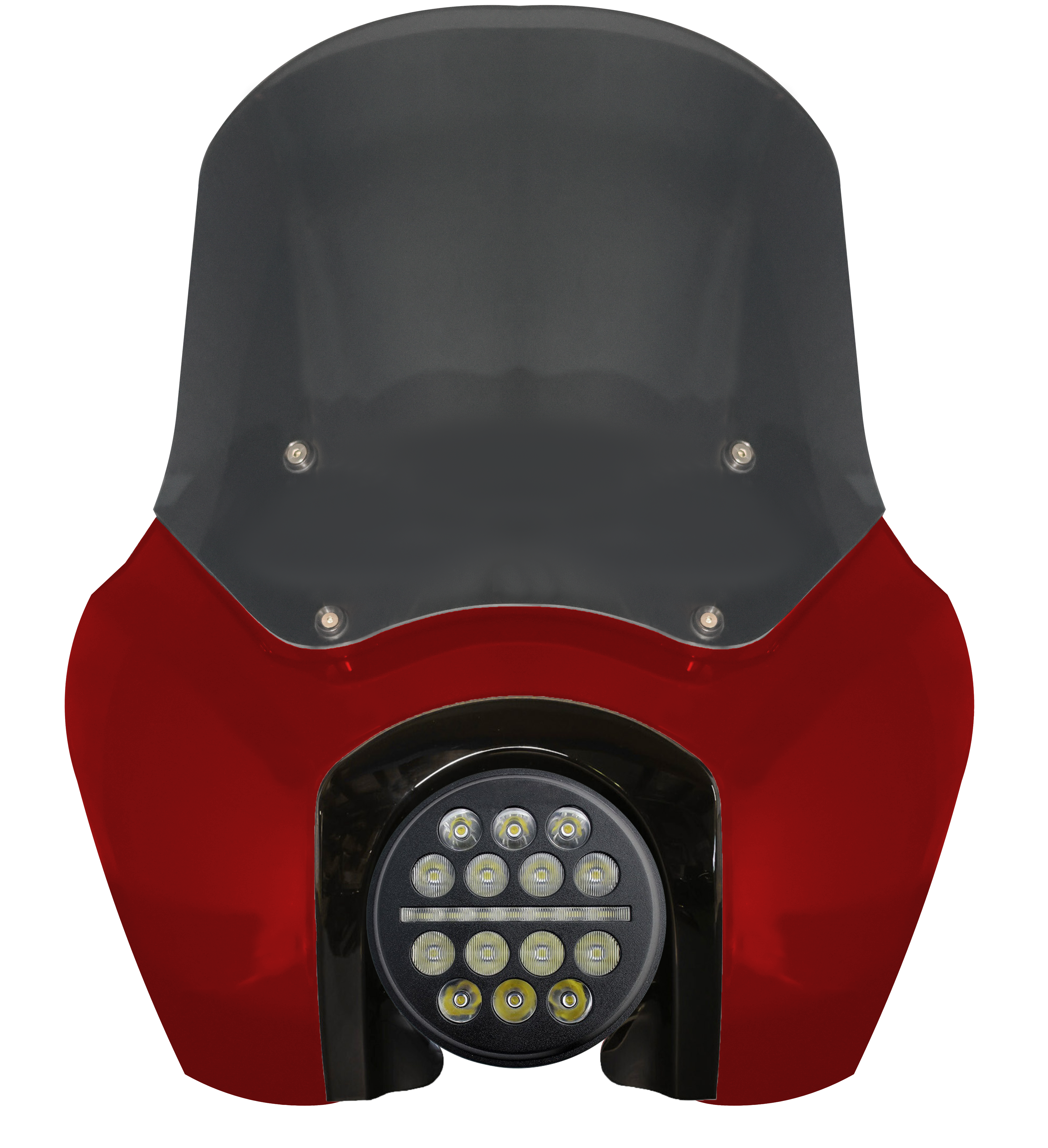 Kit de carénage complet T-Sport pour Softail Low Rider S OG - Rouge brillant