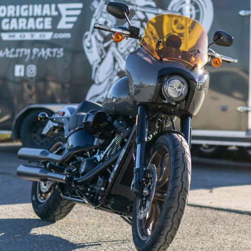 OG Harley-Davidson Softail Low Rider S Complete T-Sport Fairing Kit - Gunship Grey - Original Garage Moto