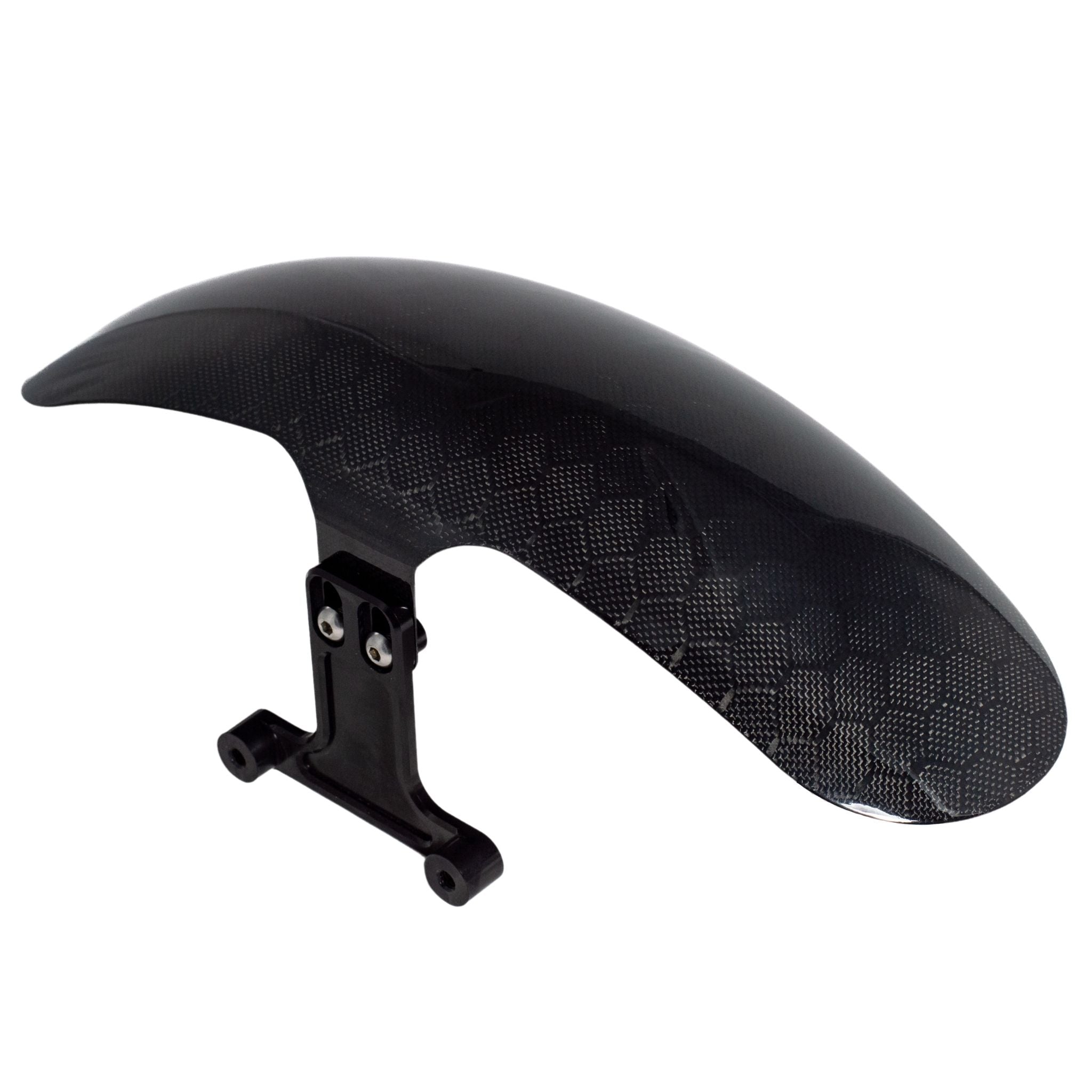 Garde-boue Arrière Moto En Aluminium - Design Fibre De Carbone - Noir - Pour Customisation Et Protection