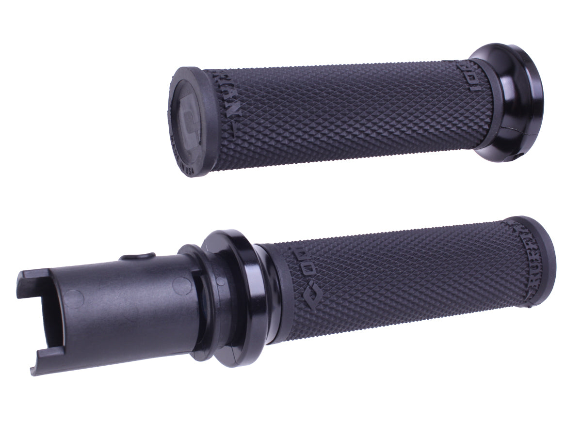 ODI Lock-On Ruffian Grips For 2024-Up-Touring & 2025-Up M8 Softails Black