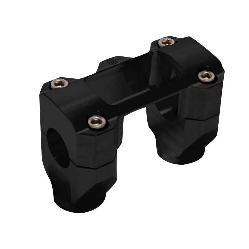 OG 2 inch Straight Risers with digictal Gauge in Black for Harley Davidson, ideal for racing and street applications